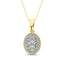 Diamond Fashion Pendant 5/8 ct tw Round Cut in 14K Yellow Gold - Larson Jewelers