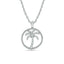Diamond Sea Of life Palm Tree Pendant 1/8 ct tw in Sterling Silver - Larson Jewelers