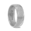 THEON Domed Brushed Damascus Steel Men’s Wedding Band with A Vivid Etched Design - 6mm & 8mm - Larson Jewelers