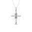 Diamond Cross Pendant 1/20 ct tw in 925 Sterling Silver - Larson Jewelers