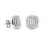 Diamond 5/8 ct tw Fashion Earrings in 10K White Gold - Larson Jewelers