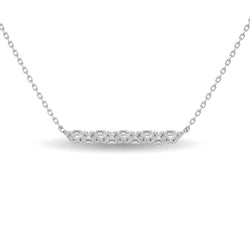 Diamond 1/5 Ct.Tw. Fashion Pendant in 14K White Gold - Larson Jewelers