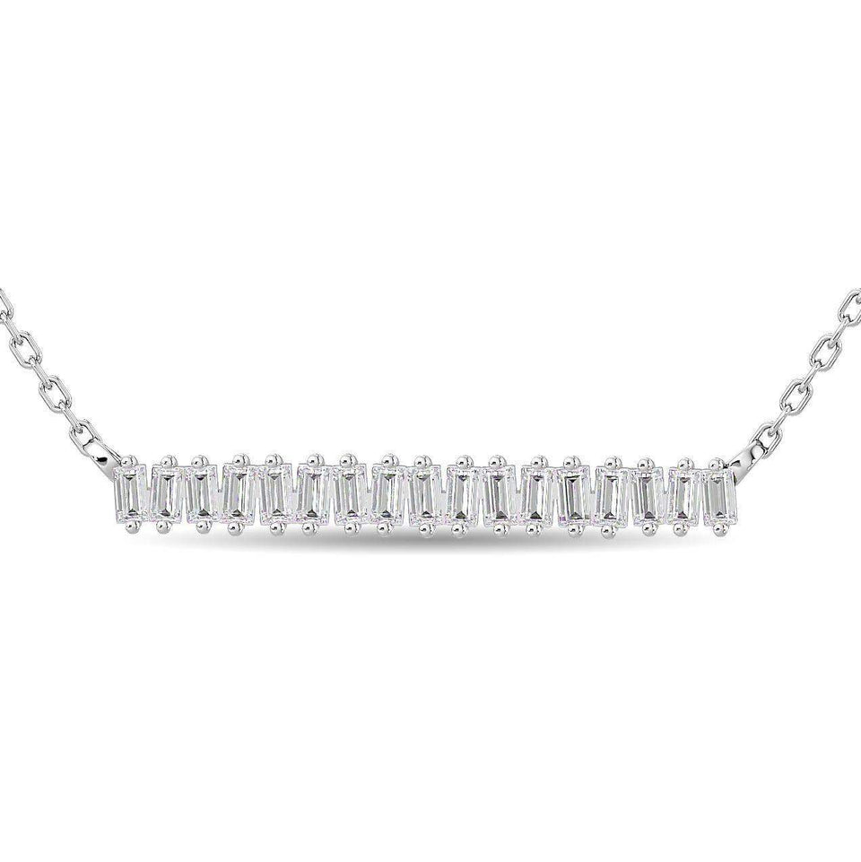 Diamond 1/5 Ct.Tw. Fashion Necklace in 14K White Gold - Larson Jewelers