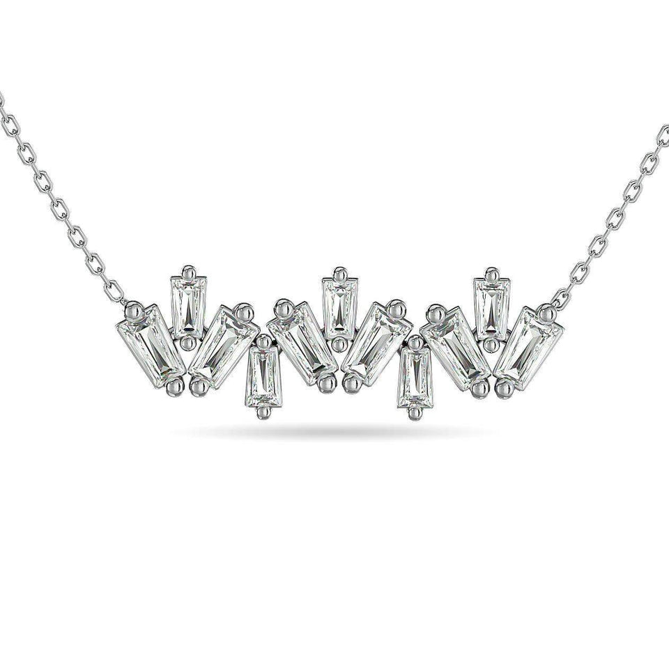 Diamond 1/5 Ct.Tw. Fashion Pendant in 10K White Gold - Larson Jewelers