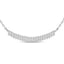 Diamond 1/6 Ct.Tw. Baguette Fashion Necklace in 14K White Gold - Larson Jewelers
