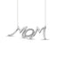 Diamond 1/20 ct tw Mom Necklace in Sterling Silver - Larson Jewelers