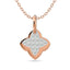 Diamond Fashion Pendant 1/10 ct tw in 10K Rose Gold - Larson Jewelers