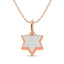 Diamond 1/6 ct tw Round Cut Star Pendant in 10K Rose Gold - Larson Jewelers