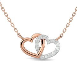 10KT WHITE GOLD 1/6CT TW DIAMOND NECKPIECE - Larson Jewelers