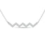Diamond 1/10 Ct.Tw. Fashion Necklace in 10K White Gold - Larson Jewelers