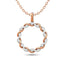 Diamond Fashion Pendant 1/6 ct tw in 10K Rose Gold - Larson Jewelers