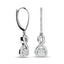 Diamond Fashion Earrings 1/6 ct tw in 10K White Gold - Larson Jewelers