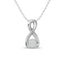 Diamond Fashion Pendant 1/10 ct tw in 10K White Gold - Larson Jewelers