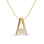 Diamond Fashion Pendant 1/10 ct tw in 10K Yellow Gold - Larson Jewelers