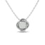 Diamond 1/6 ct tw Round Cut Fashion Pendant in 10K White Gold - Larson Jewelers