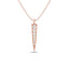 Diamond Fashion Pendant 1/6 ct tw in 10K Rose Gold - Larson Jewelers