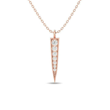 Diamond Fashion Pendant 1/6 ct tw in 10K Rose Gold - Larson Jewelers