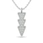 Diamond Fashion Pendant 1/10 ct tw in 10K White Gold - Larson Jewelers
