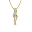 Diamond 1/4 Ct.Tw. Fashion Pendant in 14K Yellow Gold - Larson Jewelers
