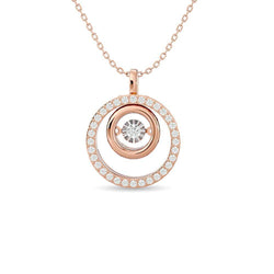 Diamond 1/4 ct tw Fashion Pendant in 14K Rose Gold - Larson Jewelers
