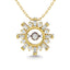 Diamond 1/4 Ct.Tw. Shimmering Pendant in 14K Yellow Gold - Larson Jewelers