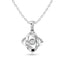 Diamond Shimmering Pendant 1/20 ct tw in Sterling Silver - Larson Jewelers