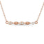 Diamond 1/10 ct tw Fashion Necklace in 10K Rose Gold - Larson Jewelers
