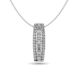 Diamond 1/4 ct tw Baguette Fashion Ring in 14K White Gold - Larson Jewelers