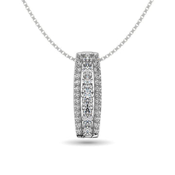 Diamond 1/4 ct tw Baguette Fashion Ring in 14K White Gold - Larson Jewelers