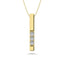 Diamond 1/20 ct tw Triology Pendant in 10K Yellow Gold - Larson Jewelers
