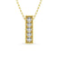 Diamond 1/20 ct tw Fashion Pendant in 10K Yellow Gold - Larson Jewelers