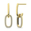 Diamond Fashion Earrings 1/5 ct tw in 14K Yellow Gold - Larson Jewelers