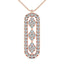Diamond 1/2 ct tw Fashion Pendant in 10K Rose Gold - Larson Jewelers