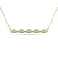 Diamond 1/20 ct tw Bar Necklace in 10K Yellow Gold - Larson Jewelers