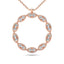 Diamond 1/10 ct tw Fashion Pendant in 10K Rose Gold - Larson Jewelers