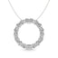 Diamond 2 ct tw Fashion Pendant in 14K White Gold - Larson Jewelers