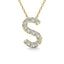 Diamond 1/10 Ct.Tw. Letter S Pendant in 14K Yellow Gold" - Larson Jewelers