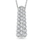 Diamond 1/2 Ct.Tw. Fashion Pendant in 14K White Gold - Larson Jewelers