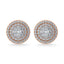 Diamond 7/8 Ct.Tw. Fashion Earrings in 14K Rose Gold - Larson Jewelers