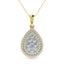 Diamond 3/4 Ct.Tw. Fashion Pendant in 14K Yellow Gold - Larson Jewelers