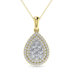 Diamond 3/4 Ct.Tw. Fashion Pendant in 14K Yellow Gold - Larson Jewelers
