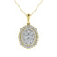 Diamond 3/4 Ct.Tw. Fashion Pendant in 14K Yellow Gold - Larson Jewelers