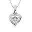 Diamond 1/50 Ct.Tw. Heart Pendant in Sterling Silver - Larson Jewelers