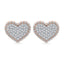 Diamond 1 Ct.Tw. Heart Pendant in 10K Two Tone - Larson Jewelers