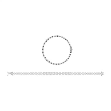 14K White Gold Diamond 2 1/3 Ct.Tw. Fashion Bracelet - Larson Jewelers
