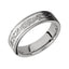 CLADDAGH Cletic Claddagh Knot Pattern Titanium Wedding Ring Sandblasted Finish by Lashbrook Designs - 6mm - Larson Jewelers
