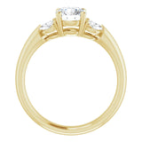 GILDA 14K Yellow Round Engagement Ring