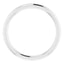 18K White Band for 5.2 mm Round Ring