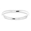 18K White Band for 5.2 mm Round Ring