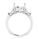 Anillo de compromiso con diamantes cultivados en laboratorio GILDA para piedras redondas